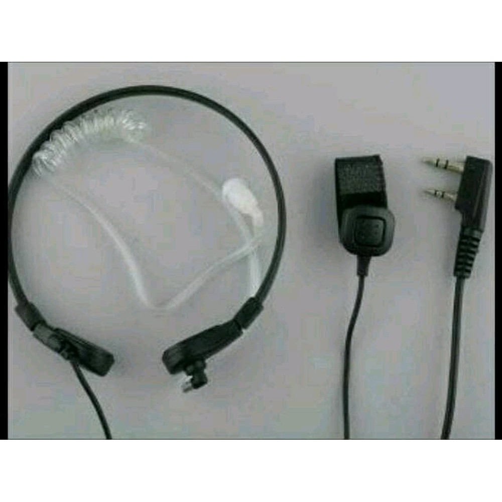 HEADSET EARMIC HT LEHER DENGAN  PTT DITANGAN Terbaik