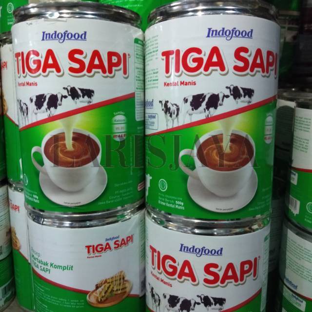 

SEDANG DISKON!!! Indofood susu tiga sapi kental manis 500gram kaleng