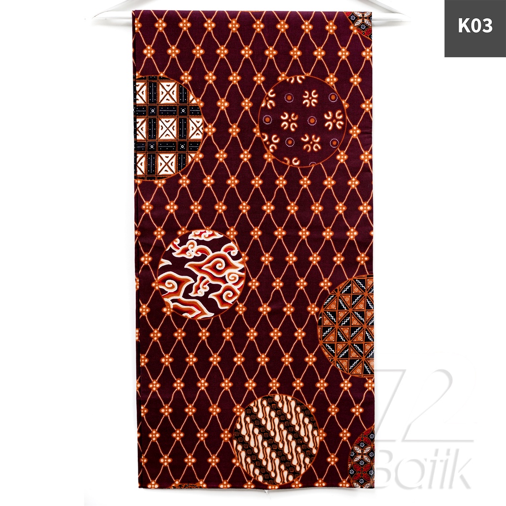 KAIN BATIK PREMIUM Bahan Katun Motif Lingkar Klasik Warna Hitam 724926 Cap 72 Jarik Jarit Samping Kebat Panjang Batik Katun Modern Premium Bahan Seragam Batik Pernikahan Kantor Keluarga Murah Kamen Jadi Batik Bali Lembaran