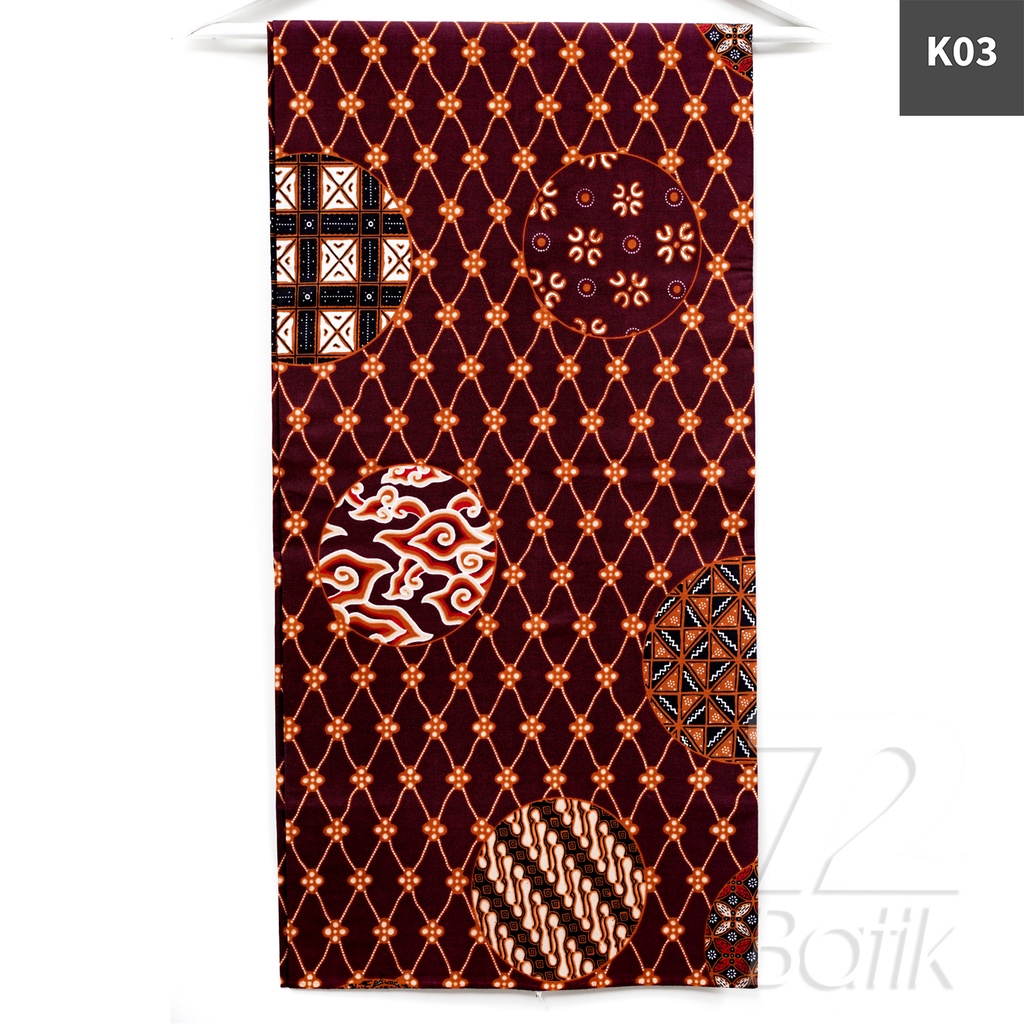 KAIN BATIK PREMIUM Bahan Katun Motif Lingkar Klasik Warna Hitam 724926 Cap 72 Jarik Jarit Samping Kebat Panjang Batik Katun Modern Premium Bahan Seragam Batik Pernikahan Kantor Keluarga Murah Kamen Jadi Batik Bali Lembaran