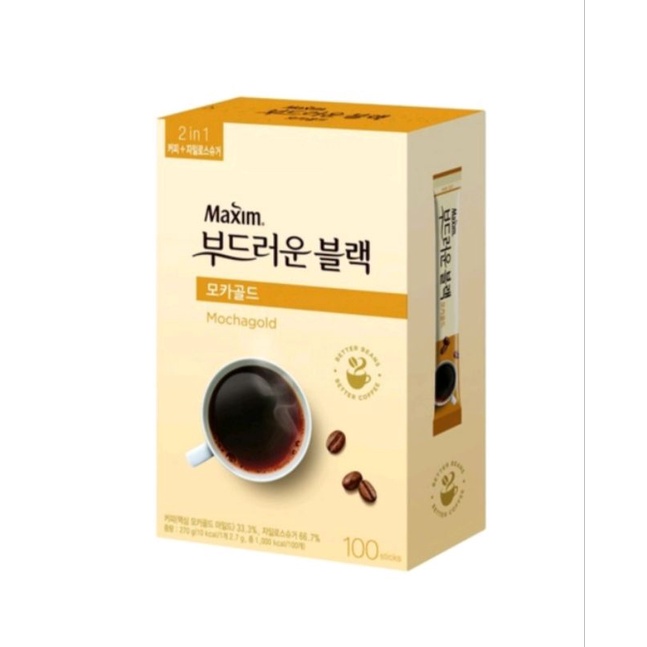 

Maxim Soft Black Mocha Gold Kopi Korea