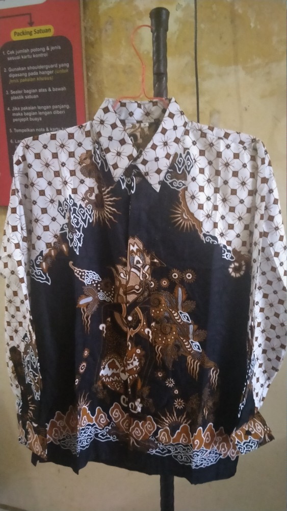 Batik Couple Keluarga Sania Ruffle Ori Ndoro Jowi Dnt Wayang Kotak