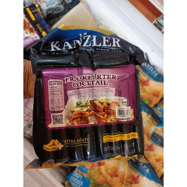

Sosis Kanzler Frankfurter Cocktail 500gr