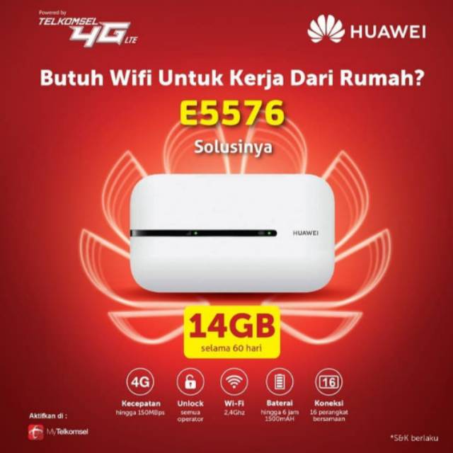 MODEM HUAWEI E5576 MIFI 14GB