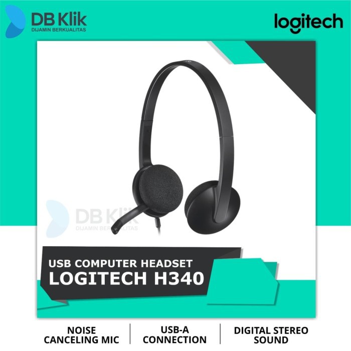 Headset Logitech H340 USB with Noise Canceling Mic (Logitech H 340)