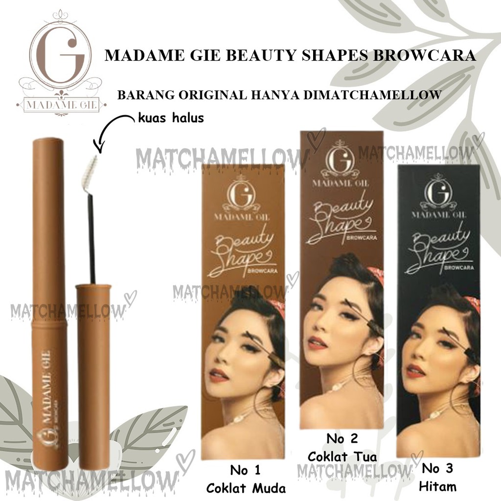 ❄️MATCHA❄️MADAME GIE SILHOUETTE BLENDED BROW / PENSIL ALIS MASKARA BROWCARA BROW ON