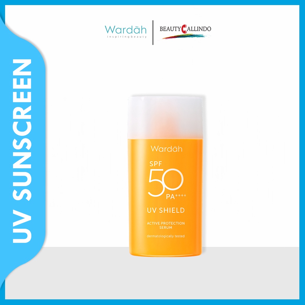 Wardah Sunscreen UV Shield Active Protection Serum Tabir Surya SPF 50 PA++++ Sunblock