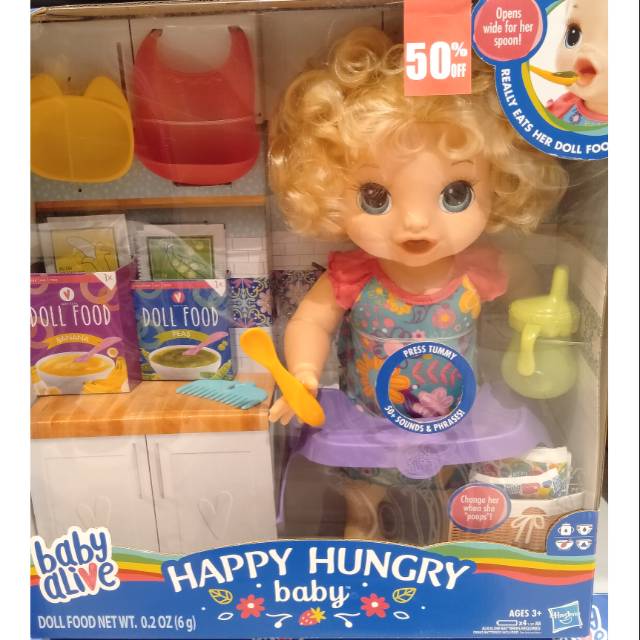 50% DIPERPANJANG Baby Alive Happy Hungry Baby