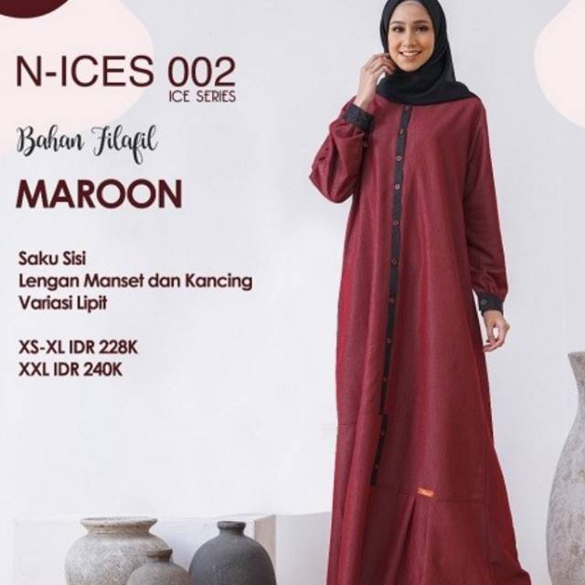 Nibras NB B67, NB B02, NB B05 gamis bahan nyaman