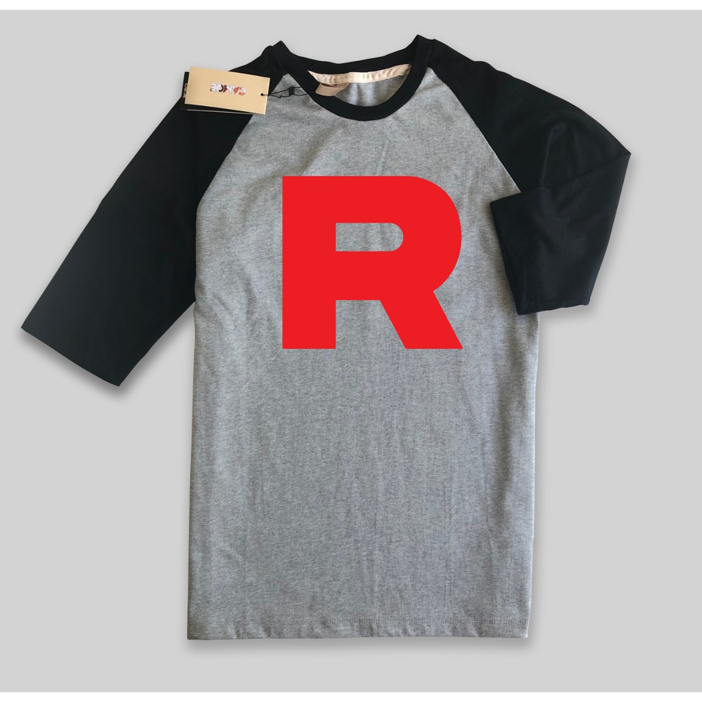 Kaos Raglan Pokemon Team Rocket