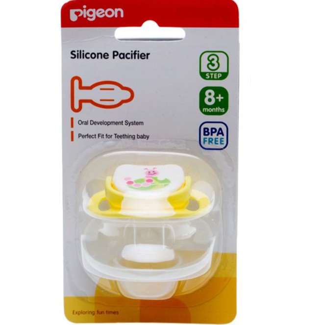 Pigeon Silicone Pacifier Step 1 Step 2 Step 3 Empeng Bayi Indonesia