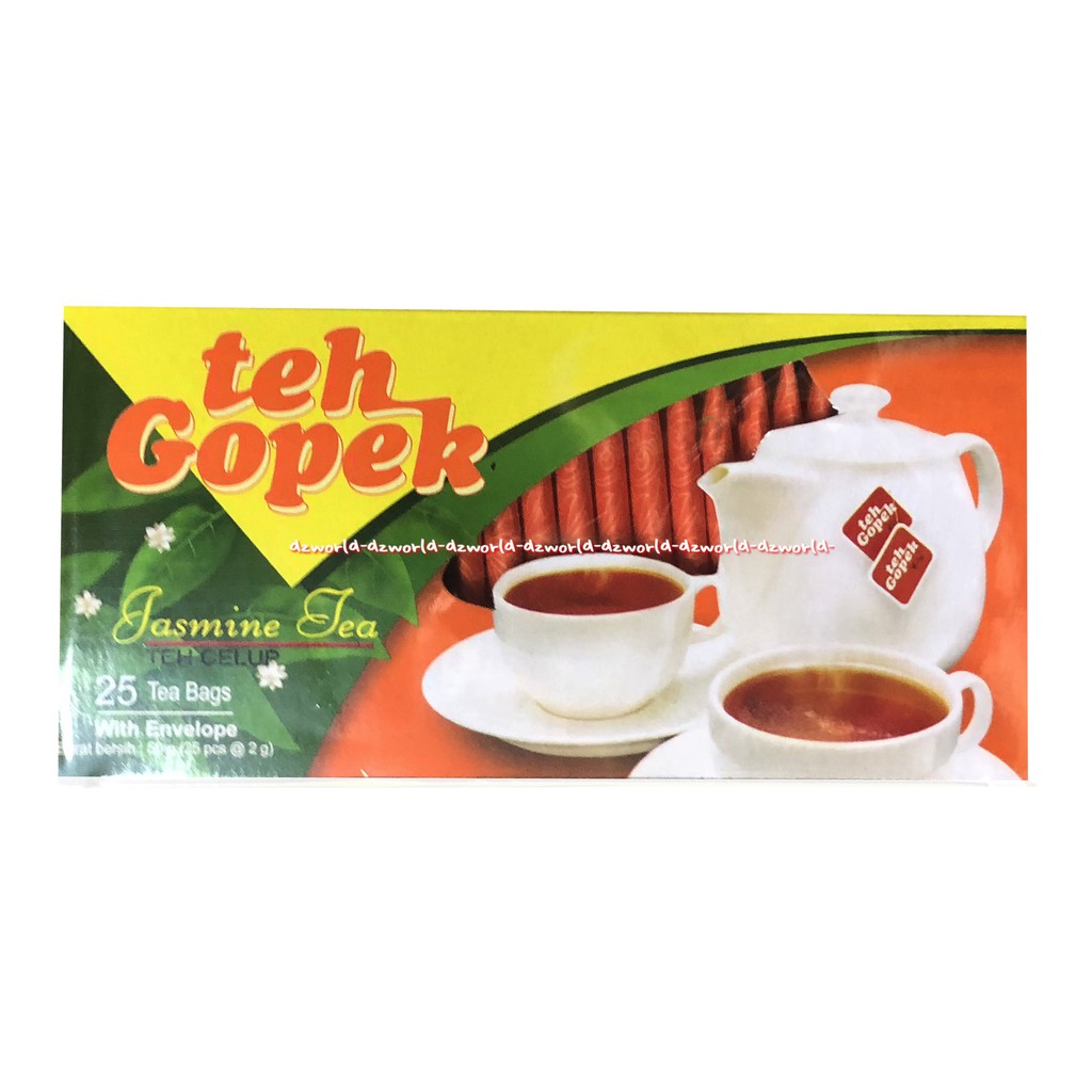 

Teh Gopek Jasmine Tea 25 Tea Bag Teh Celup Aroma Melati Teh Instan