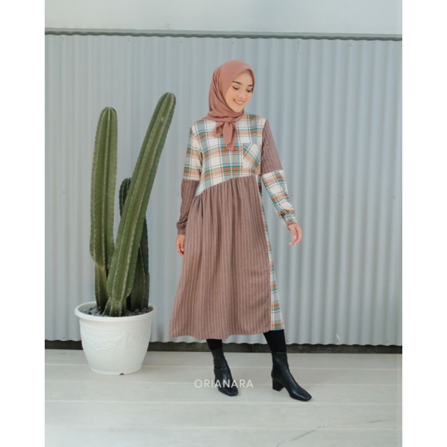 HAWA MIDI DRESS ORIANA ORIANARA BOUTIQUE ORIGINAL