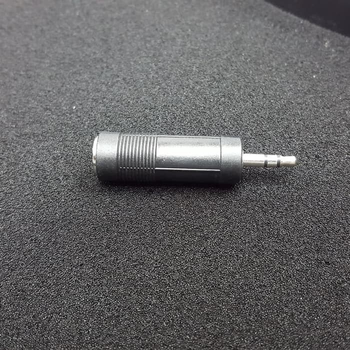 Konverter Jack Mic Besar Ke Mic Kecil - Akai to Phone - B/K