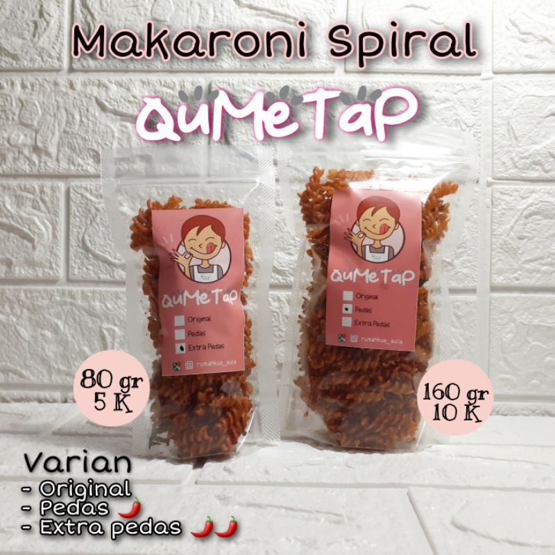 

MAKARONI SPIRAL QUMETAP 80 gr