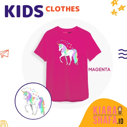 Kiarashafa - Baju Anak / Kaos Anak Unicorn#1