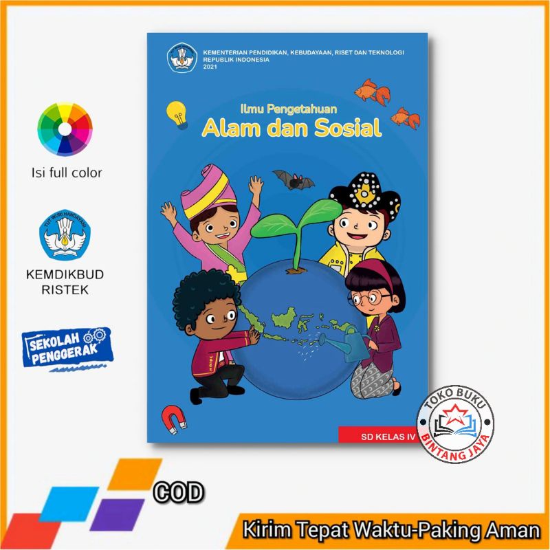 Jual Buku Ilmu Pengetahuan Alam Dan Sosial Ipas Kelas 4 Kurikulum