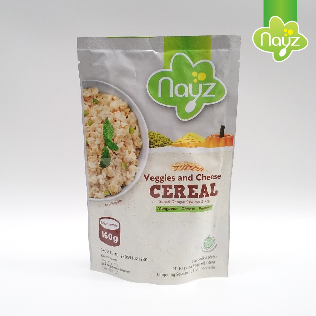 Nayz Cereal Veggies &amp; Chesse Cereal 160gr