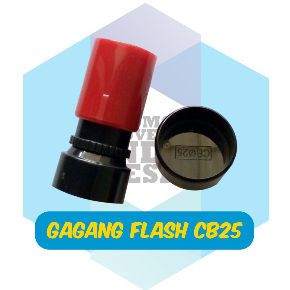 

Gagang stempel flash ukuran diameter 25 mm