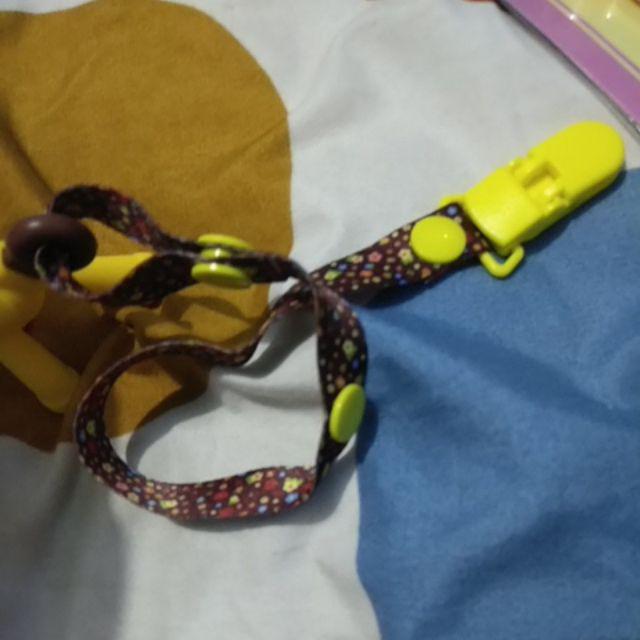 📣bayar Di Tempat📣 Klip Rantai Penyangga Pacifier Dengan Bahan Plastik Dan Gambar Kartun