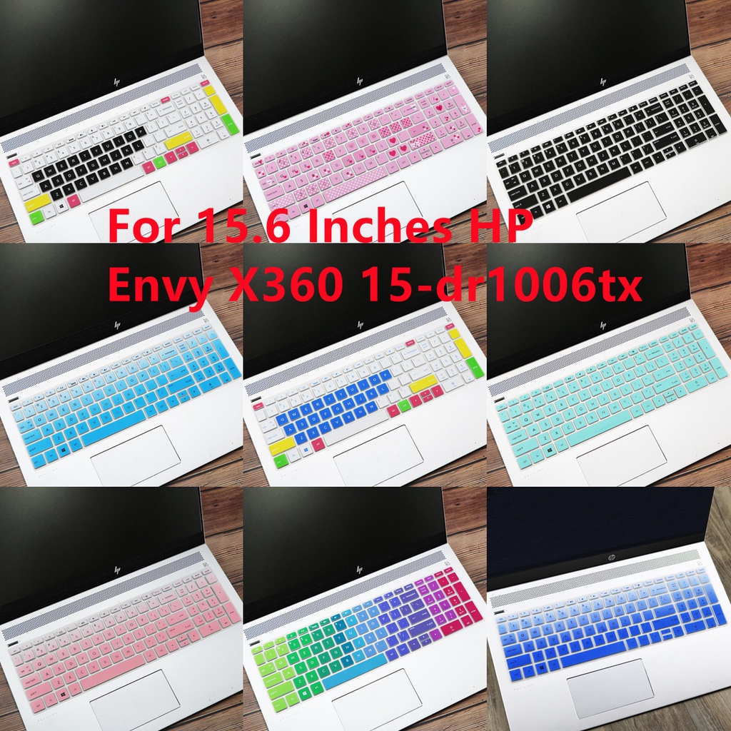 Cover Pelindung Keyboard Laptop Hp Envy X360 15-dr1001la Tpn-w142 W126 15.6 &quot;Bahan Silikon Lembut Ultra Tipis