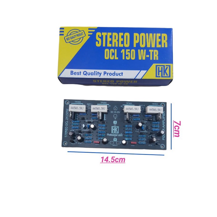 KIT STEREO POWER OCL 150 W-TR HK Kit stereo ocl 2 x 150w Hk