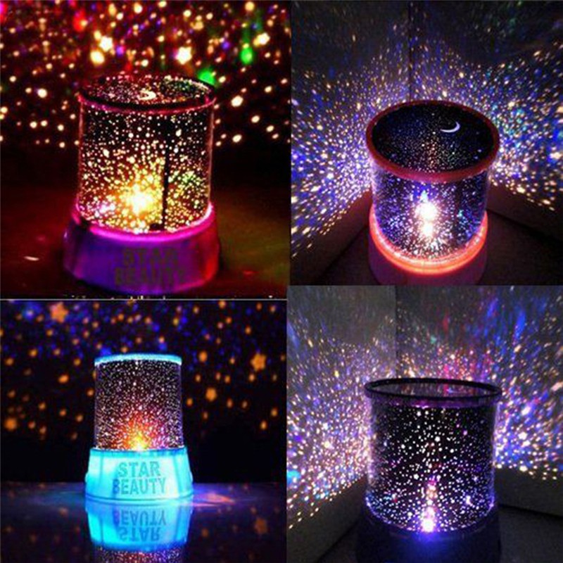[Bayar Di Tempat]Lampu LED Proyektor Langit Malam Berbintang untuk Hadiah Anak