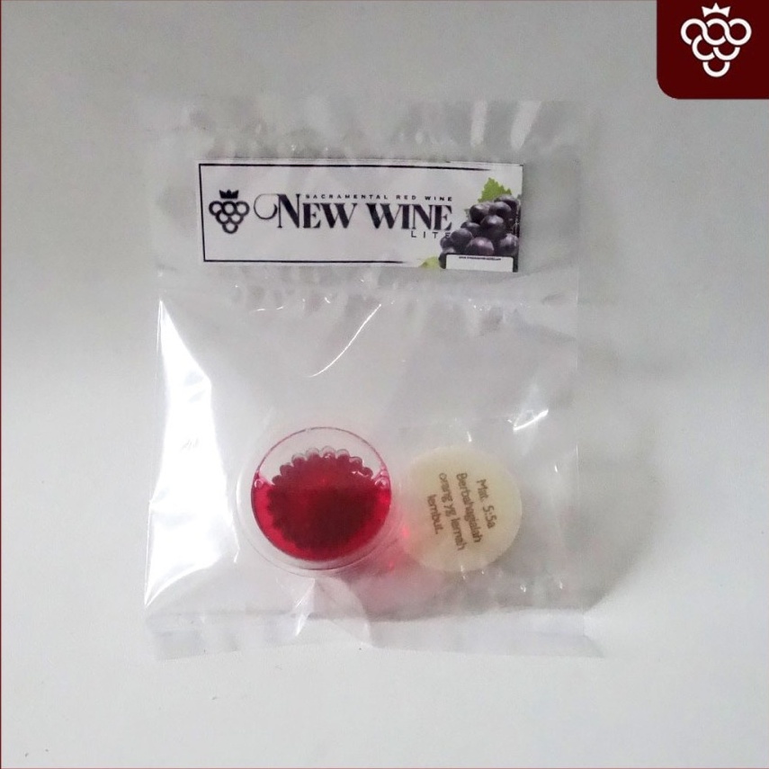 

Minuman Perjamuan Lite Isi 1 + Hosti Ayat