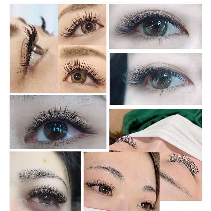 Nagaraku Ungu Bulu Mata Bulumata Palsu Mink Eyelash Extension D Curl Tanam Lentik Anti Bakteri D0.05 D0.10 D0.15 D0.20 D0.25 Eyelashes Eye Lashes Sambung