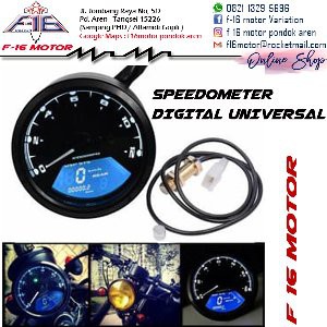 Speedometer Digital Bulat Universal Semua Motor