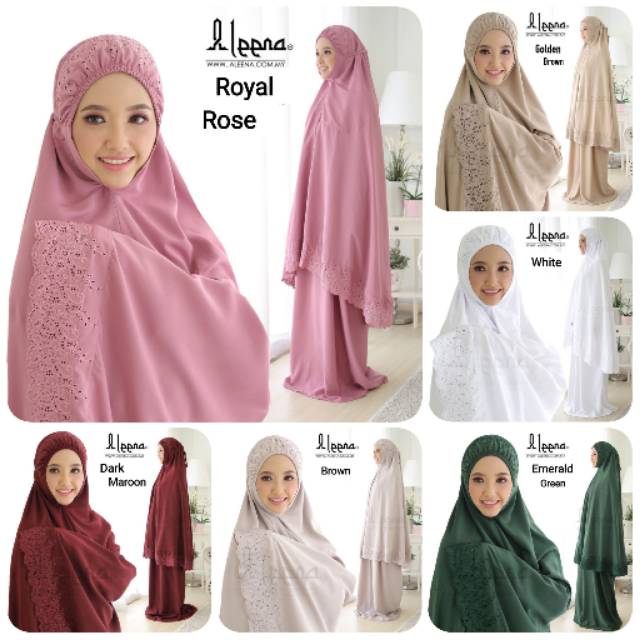 ALEENA - Mukena Siti Khadijah / Mukena Khadijah Pasteleena