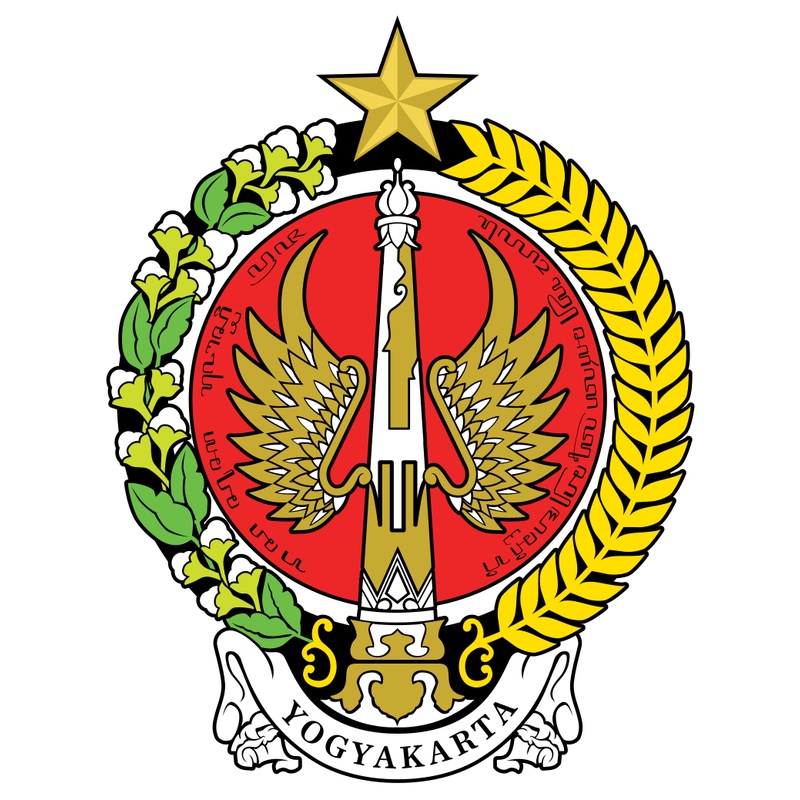 Emblem Bordir logo Provinsi Yogyakarta