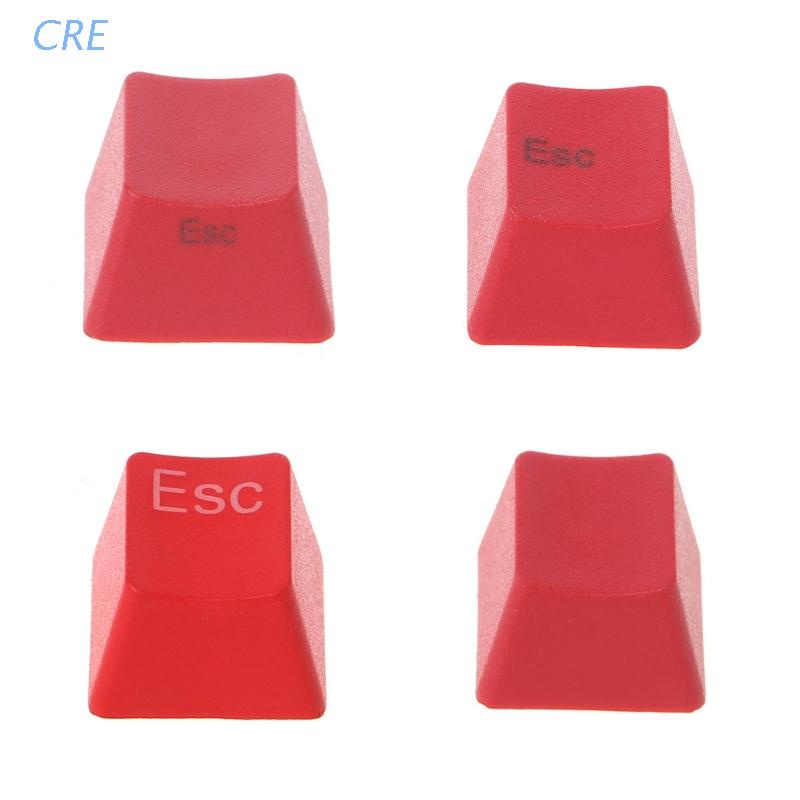 Cre Tuts Keyboard Mekanikal Tebal Pbt Merah Esc R4 Cherry Mx Switch Oem Tinggi