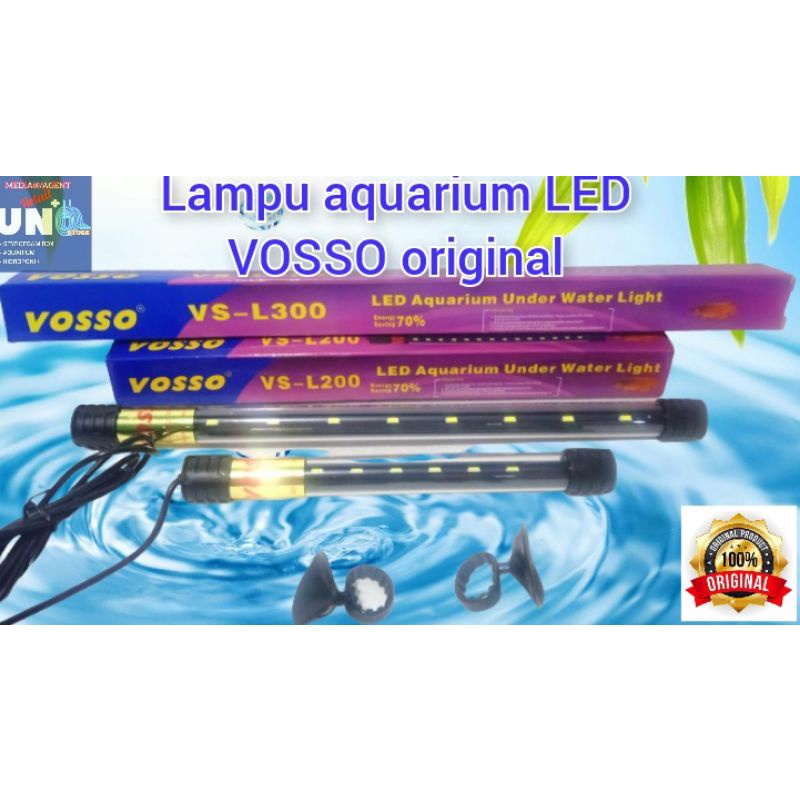 Lampu Aquarium LED VOSSO Original Hemat energi