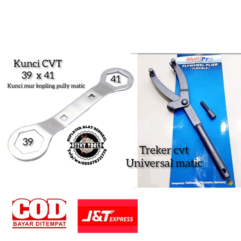 paket treker cvt universal matic multypro kunci mur pully kopling matic