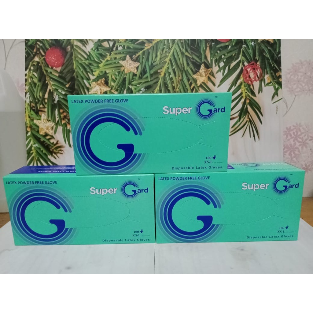 Sarung Tangan SuperGard isi 100 pcs/box FREE POWDER