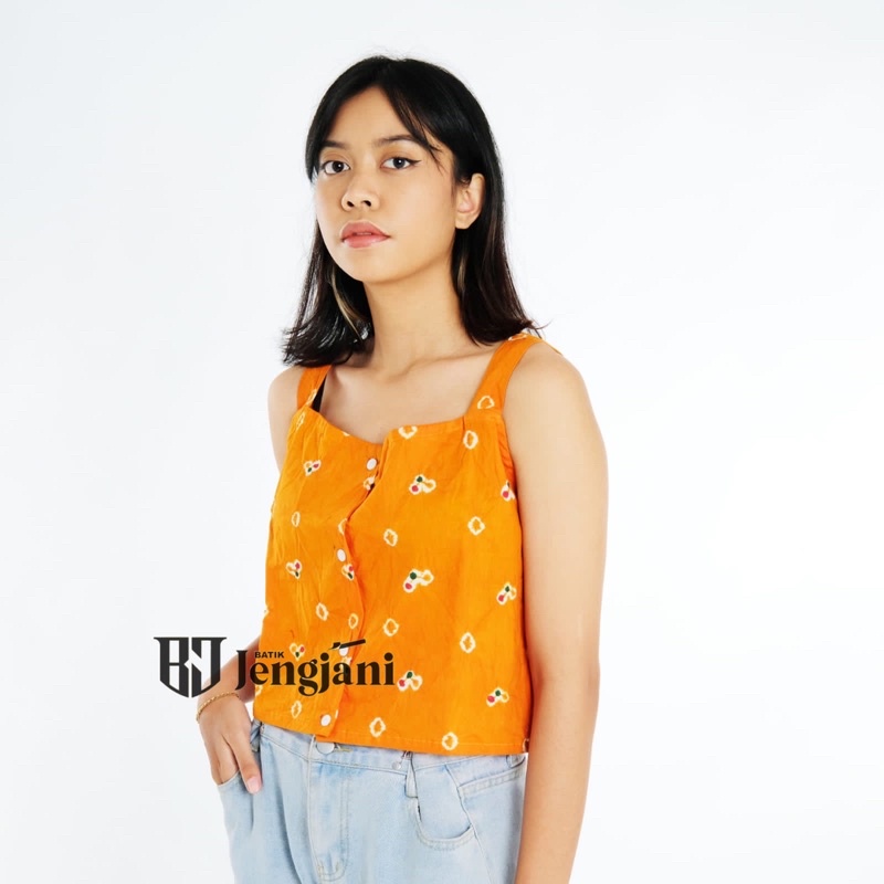 Tanktop Batik Jumputan Ori