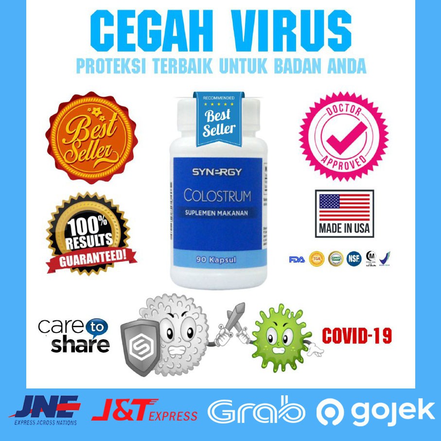 Pencegah Serangan Virus - Vitamin Anti Virus - Colostrum Synergy