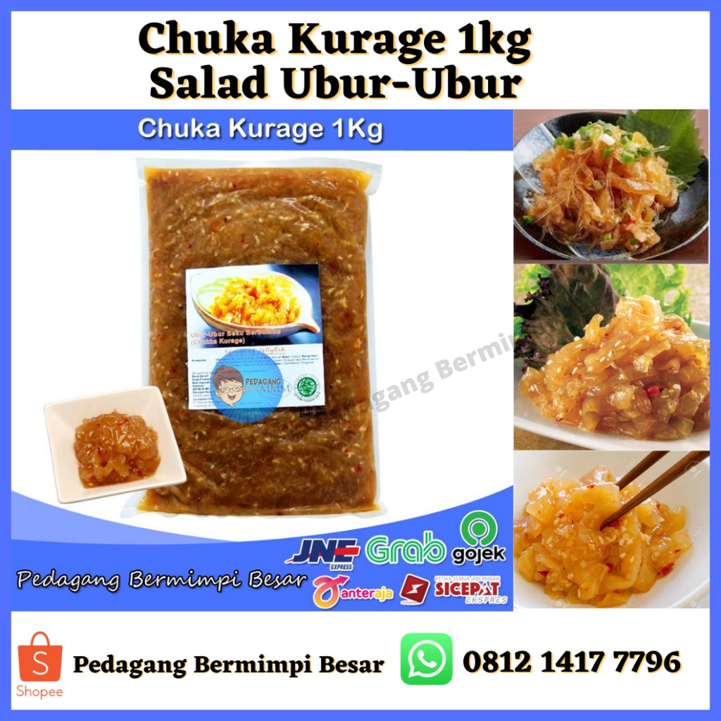 Chuka Kurage 1Kg | Salad Ubur-Ubur | Salad Jellyfish