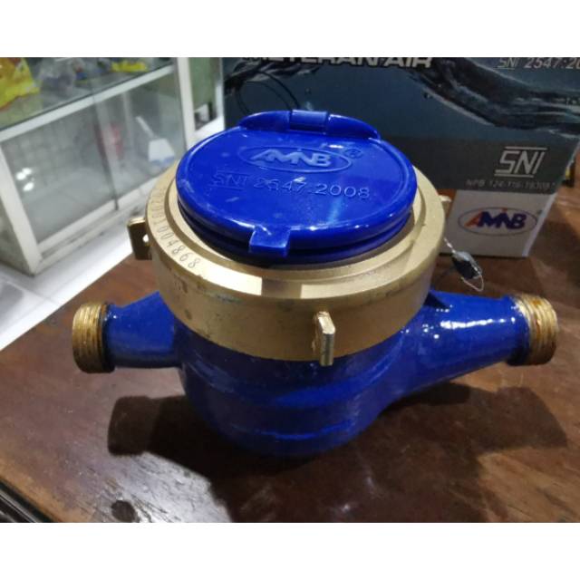 Meteran Air AMINB ( 4 jarum ) Besi