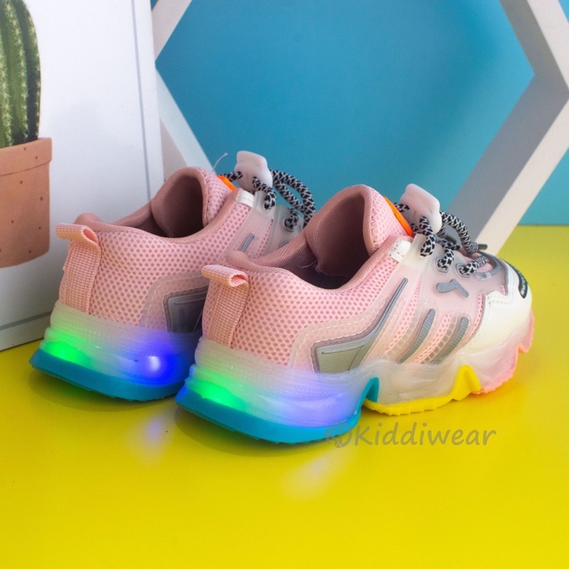 (HZ) Sepatu led anak HZK52