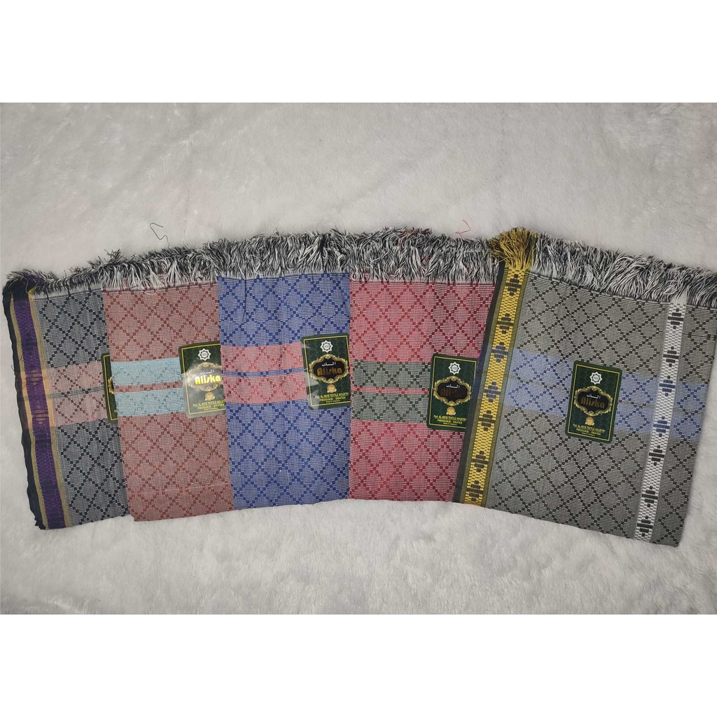 SORBAN ALISKA PANJANG MOTIF BINTIK - SORBAN HAJI TERMURAH