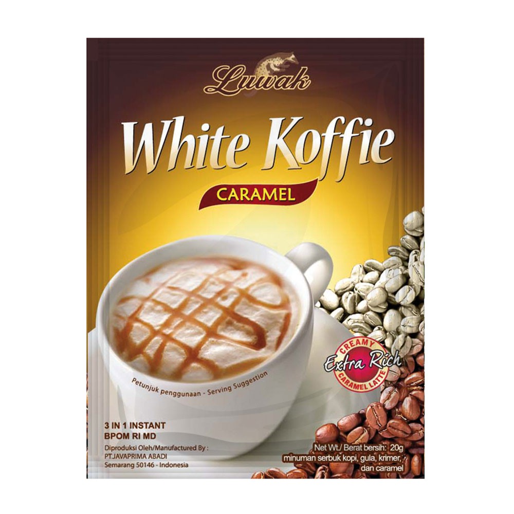 Kopi Luwak White Koffie Caramel Bag 10x20gr Twin Pack