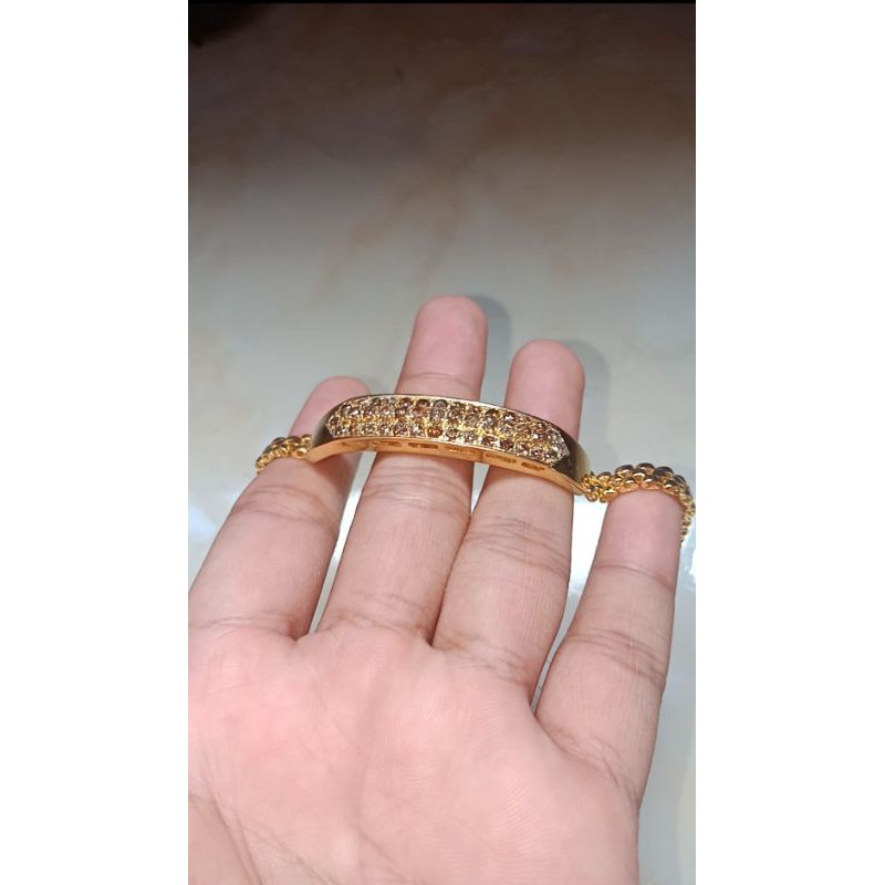 gelang berlian eropa asli, mewah