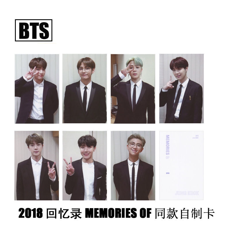 Kartu Foto Dengan Tanda Tangan BTS Album Same Style