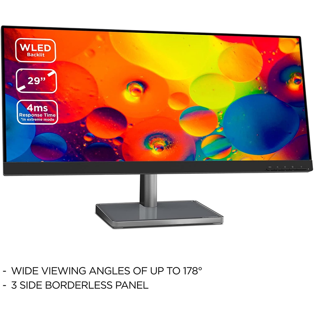 Monitor Lenovo L29w-30 , 29&quot;, 2560 x 1080 , IPS, 90Hz, Speaker ,99% sRGB, FreeSync