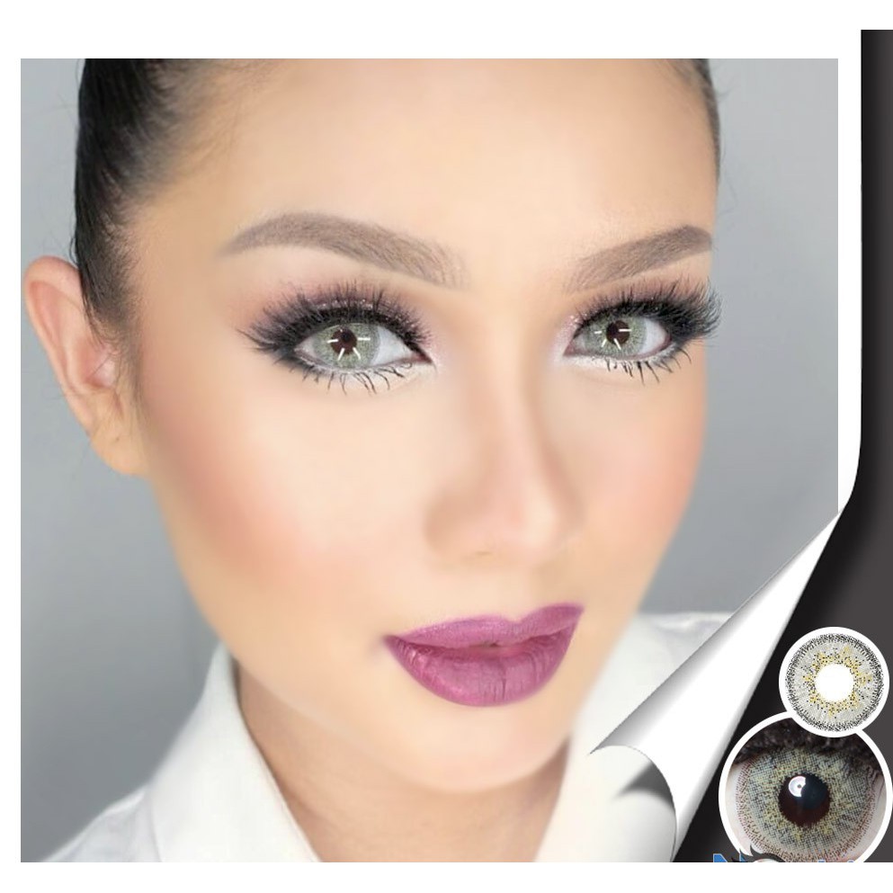 Softlens VIP Shades - Soflens Warna Gray Brown