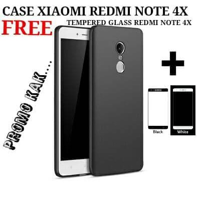 CASE XIAOMI REDMI NOTE 4X - FREE TEMPERED GLASS FULL COVER