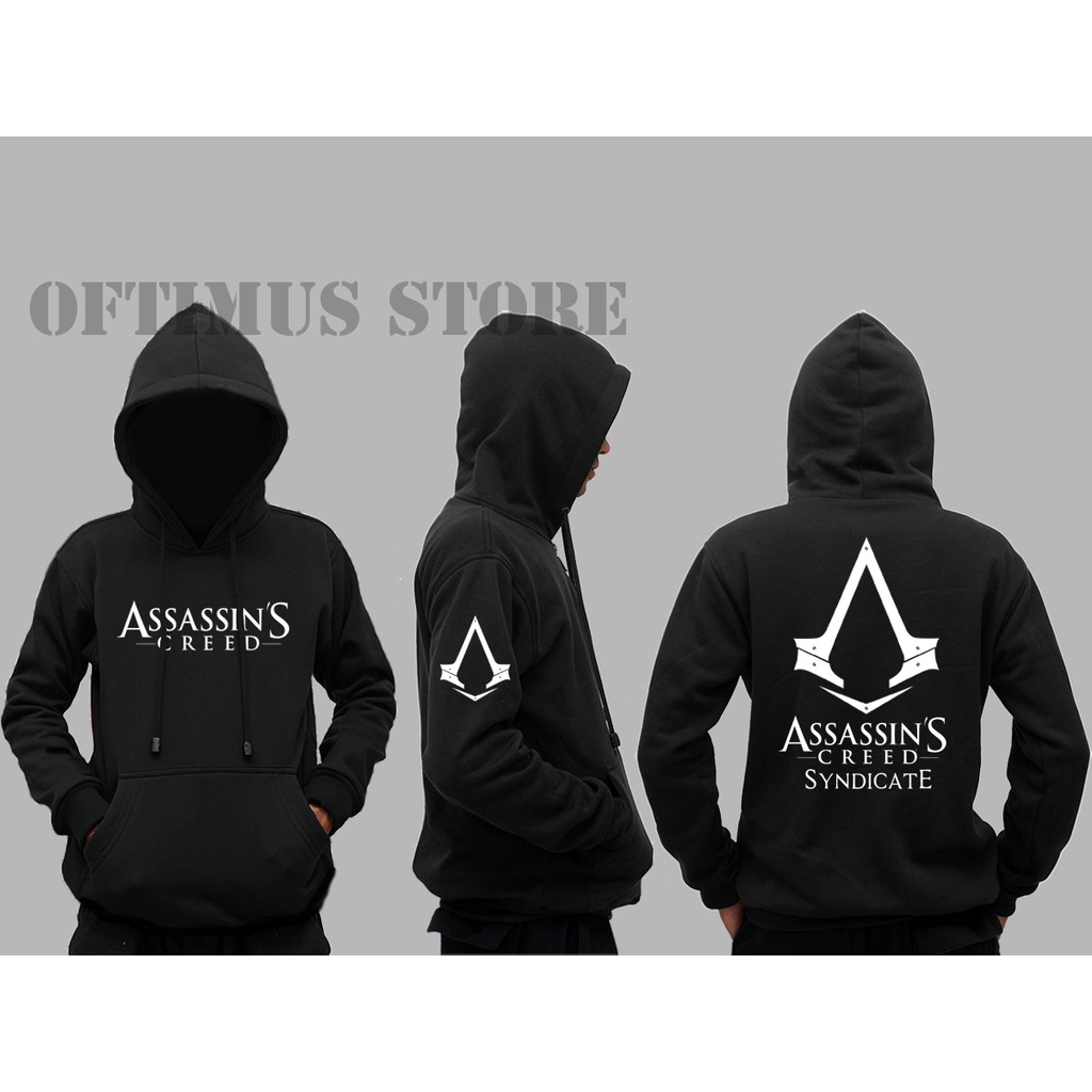 jaket hoodie creed polos