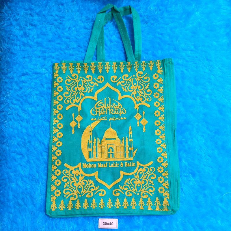 

TAS IDUL FITRI 30X40 TEBAL SABLON 1 SISI